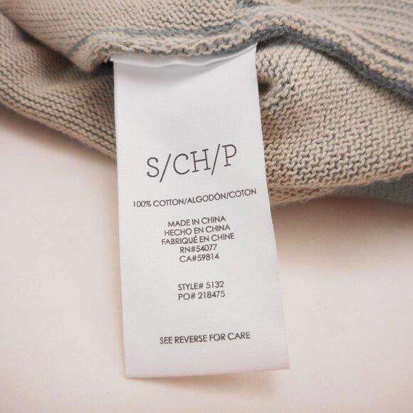 Cabi size S Pocket Cardigan Open Drape Front 100% Cotton 5132 Neutral Coastal - Picture 7 of 10